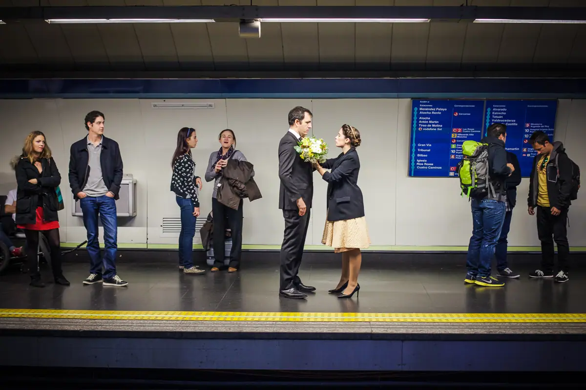 Fotografía de boda: Julia y Simón · HUB Atocha, Madrid · Dos Gatos, fotógrafos en Madrid